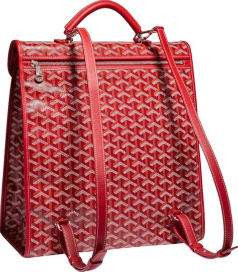 goyard red backpack|goyard backpack price.